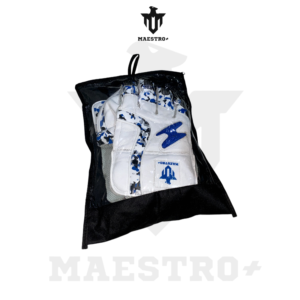 Wicket Keeper Gloves Biru MaestroPlus Begawan 1.0